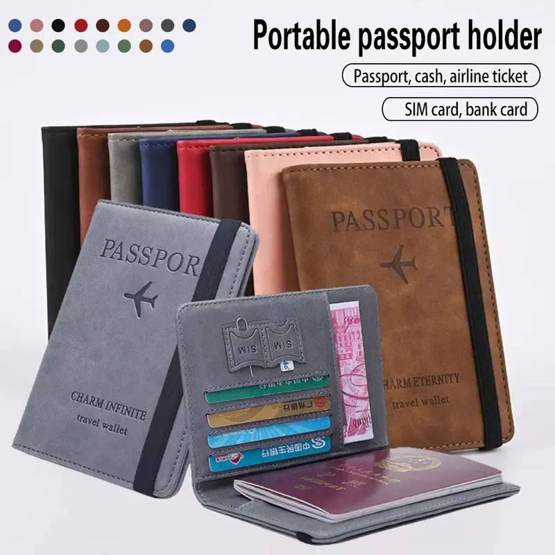 Premium Passport Wallet & Travel Document Organizer – Stylish & Secure Travel Companion