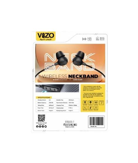 Vizo Kung Fu X2 Wireless Bluetooth Neckband – HD Stereo Sound & Long Battery Backup